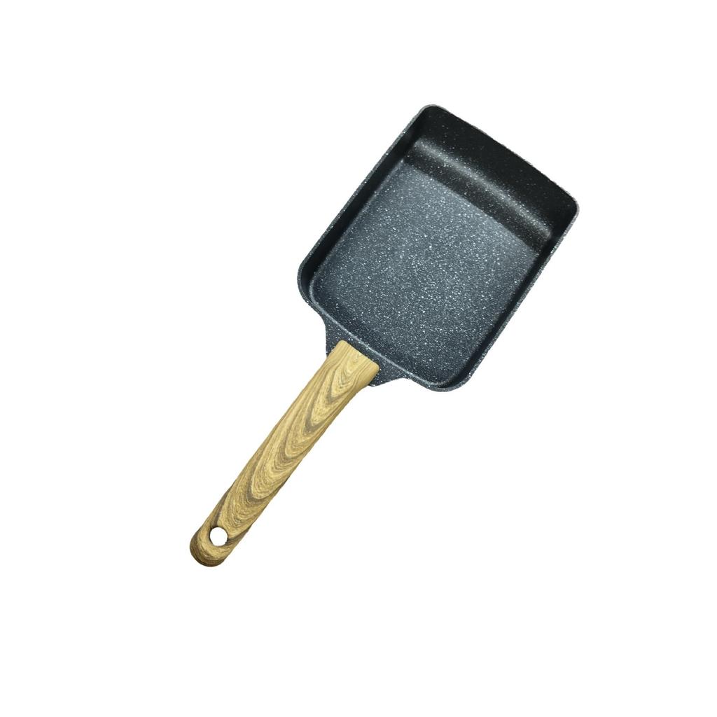 Nepřilnavá pánev na tamagoyaki z maifanového kamene: Nepřilnavá, bez kouře, multifunkční pánev na snídani v japonském stylu a smažená vejce