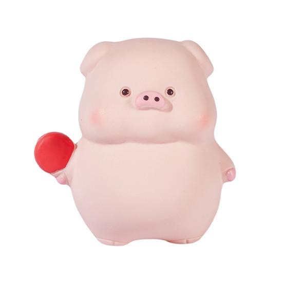 Squeaky Pig Dog Toy Interactive Safe Latex Dog Chew Toy Cute Sporty Piggy Puppy Teething Toy for Dogs Teeth Cleaning