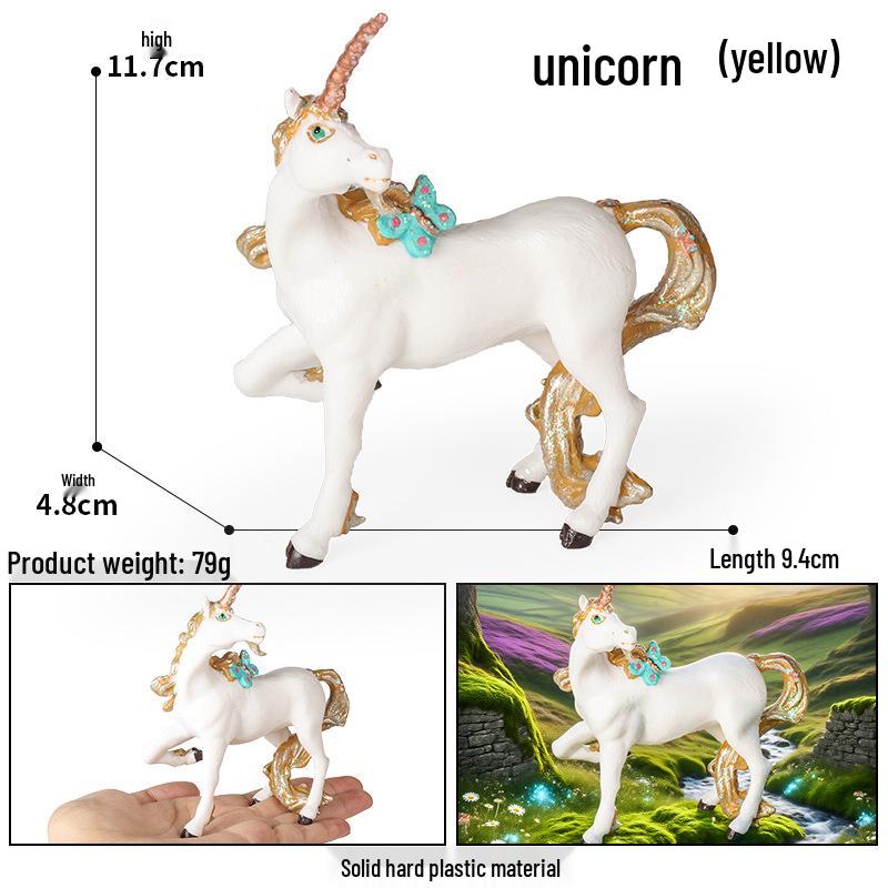 European Mythology Pegasus & Unicorn Children's Toy Figurine Set