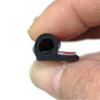 5M Black P-Type Car Door Noise Insulation Strip