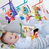 New 3D Visual Tail Cloth Book Rustle Sound Baby Tear Resistant Early Learning Educational Montessori Toys 0-12 Months Baby Gifts