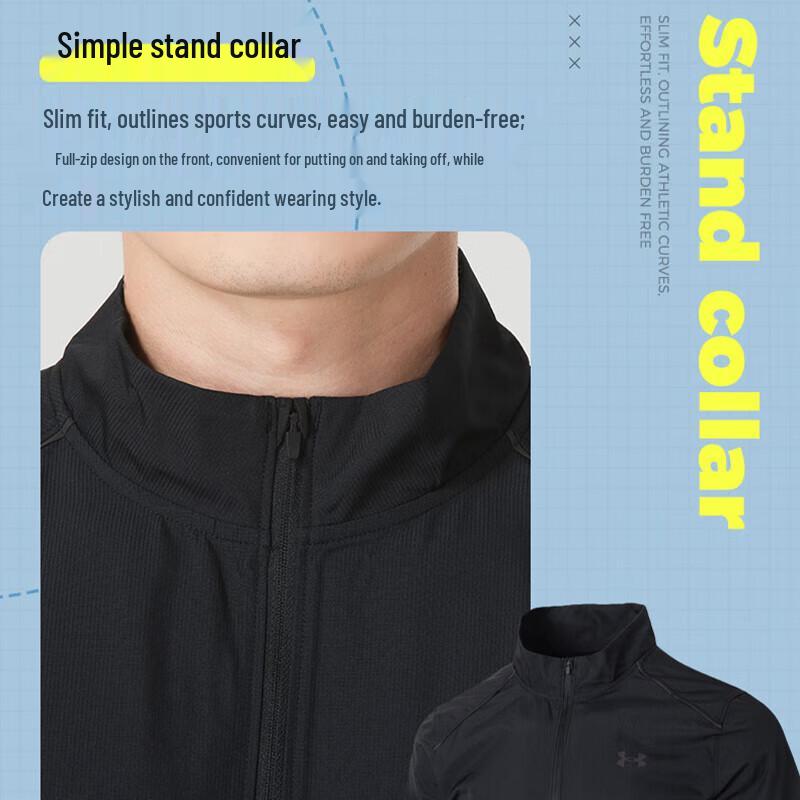 Under Armour Men's Woven Stand Collar Training Jacket