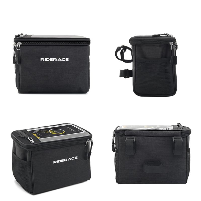 Bicycle Front Handlebar Bag With Touch Screen Bike Handlebar Bag Thermal Multifunctional Portable Outdoor Cycling Accessories
