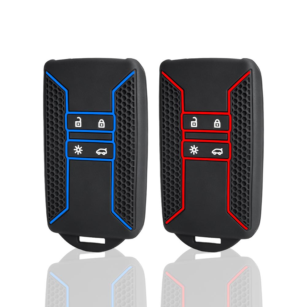 Silicone Car Key Case Cover For Dacia Duster Logan 3 Jogger Sandero For Renault Clio 5 Megane 4 Zoe Kadjar Captur Arkana Koleos