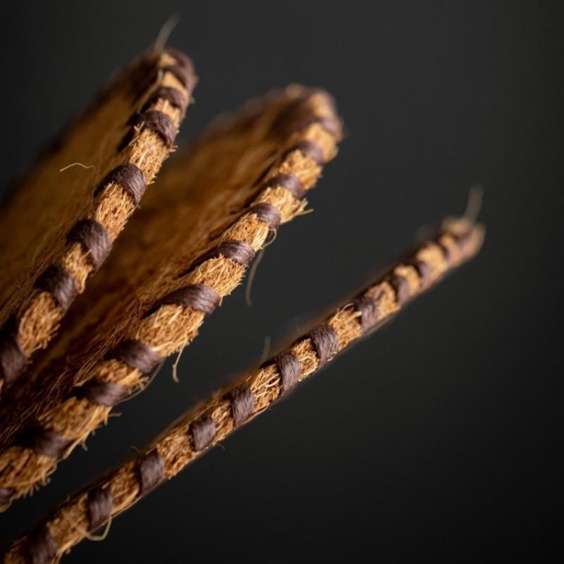 8/10/13/16cm Bristle Tea Coaster Covered Round Brown Teapot Mat Anti-scalding Coaster Warmer Mat Tea Ceremony Accessories