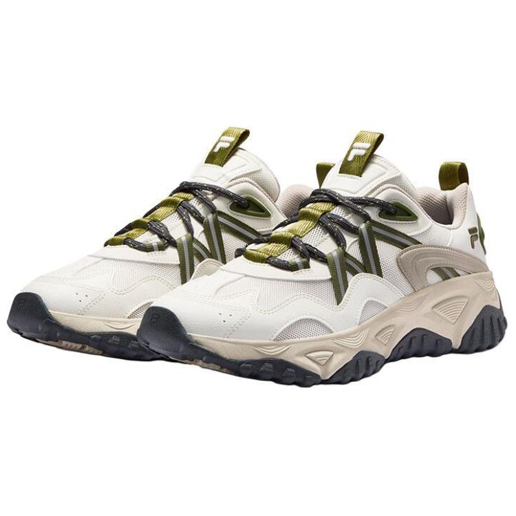 Fila Fusion Freeroam Comfortable Versatile Low-Top Lifestyle Casual Shoes Men Sneaker Light-Green T12M521511F-SO