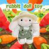 14CM Hot Teddy Gardener Cute Bunny Doll Plush Stuffed Toy Cloth Doll Pendant Girlfriend Birthday Gift Kawaii Dress Up Doll