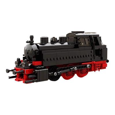 Kompatybilne z klockami 72693 Niemiecki parowóz Br80, Model pociągu do składania z klocków