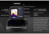 Leqi FF918C-WL Black Wireless Fish Finder Bait Boat with 300M Range.