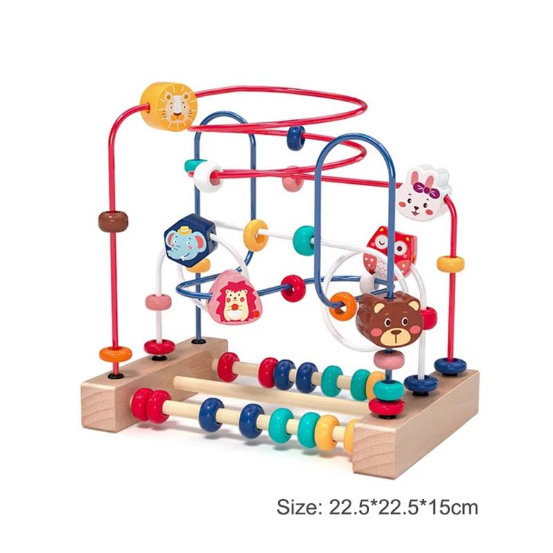 First-Class Montessori Premium-Quality Baby Play Sets Premium-Quality Wooden Roller Top-Grade Coaster Superior-Grade Bead Premium-Quality Maze