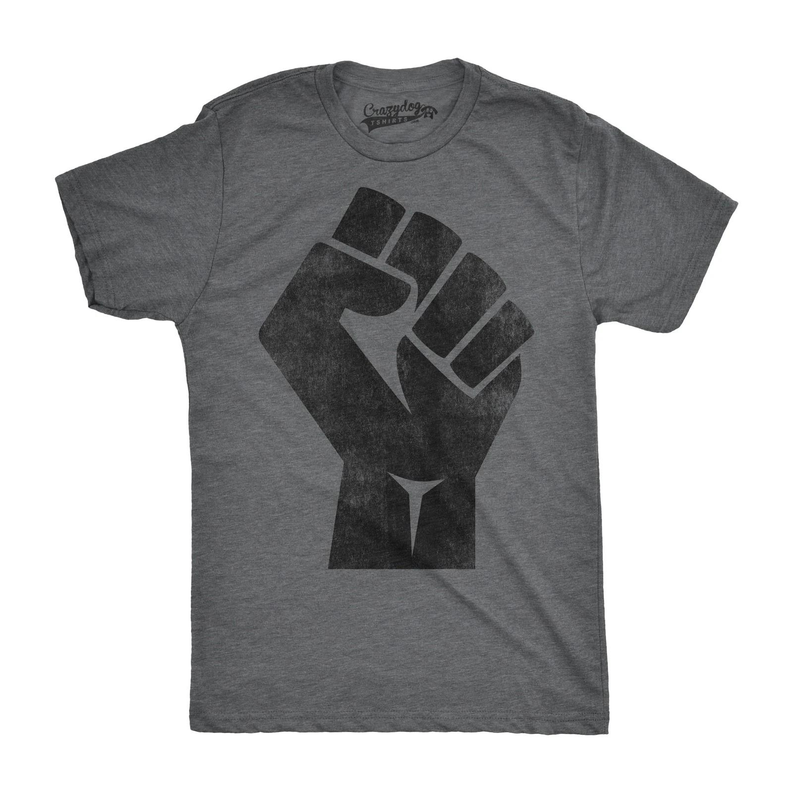 Mens Resist Fist Funny Pride Revolution Cool United Stand Together T shirt XXXXL