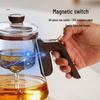 YIHUTEA Glass Tea Water Separation Teapot