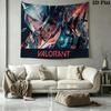 VALORANT Wall Tapestry Aesthetic Wall Hanging Printed Fabric Blanket Decorative Tapestries for Bedroom Living Room Home Decor