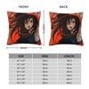 Yoru Chainsaw Man Reze Square Pillow Case Asa Mitaka Cushion Cover Creative Zipper Decor Pillowcover For Sofa 45*45Cm