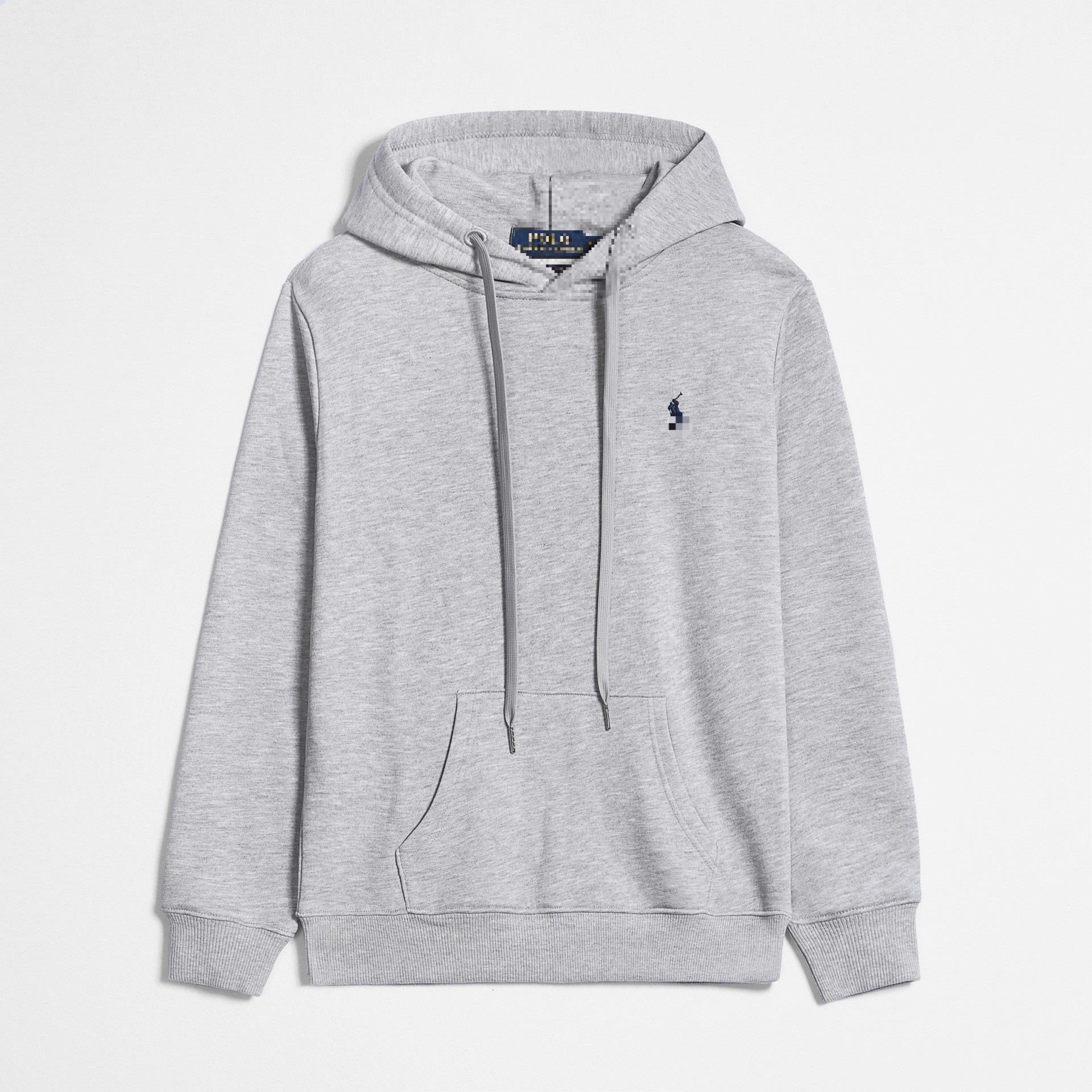 Wish Today RL Heren Plus Size Hooded Vest: Dun, Effen Kleur, Pony Borduurwerk, Rits Sweatshirt voor Lente & Herfst Small