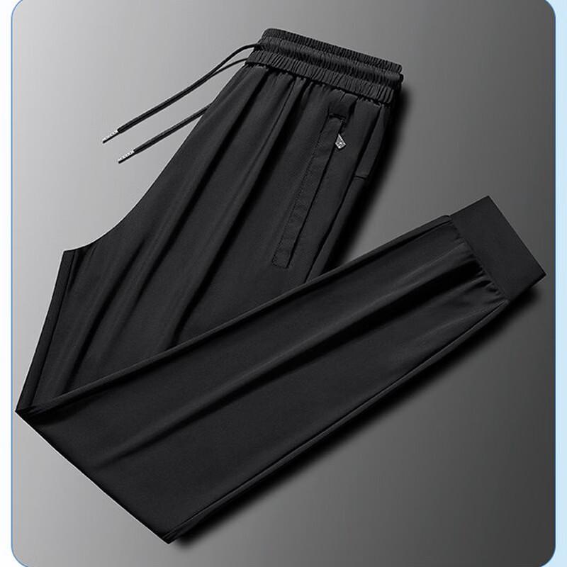 ROMON Men's Ice Silk Lightweight Casual Pants