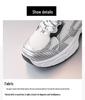 Women's Dad Shoes 2025: Autumn Mesh Breathable Casual Lightweight Running Sneakers with Thick Soles for a Smaller Foot Look