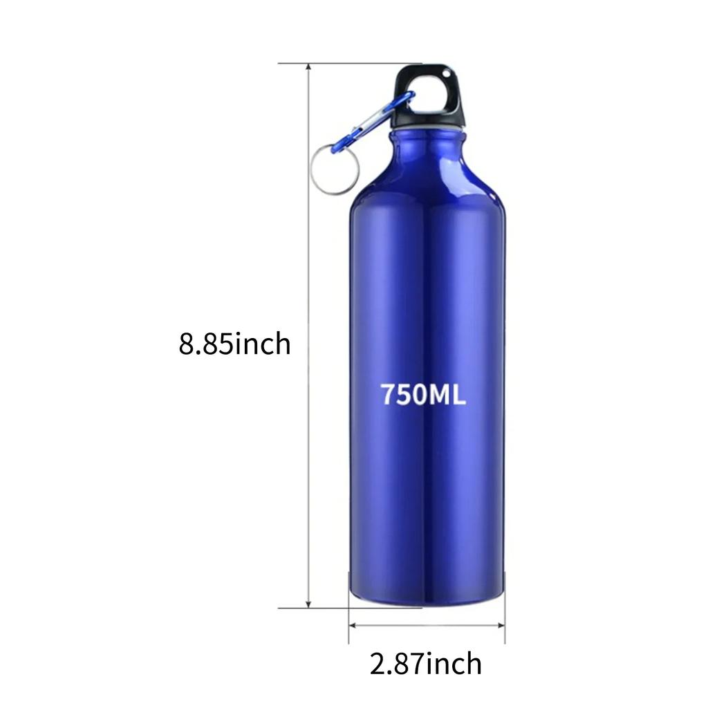 1/2/3PCS Aluminum Outdoor Bike Sports Water Bottle Drinking Kettle Drinking Cup Leakproof Water Jug for Travel Running Camping