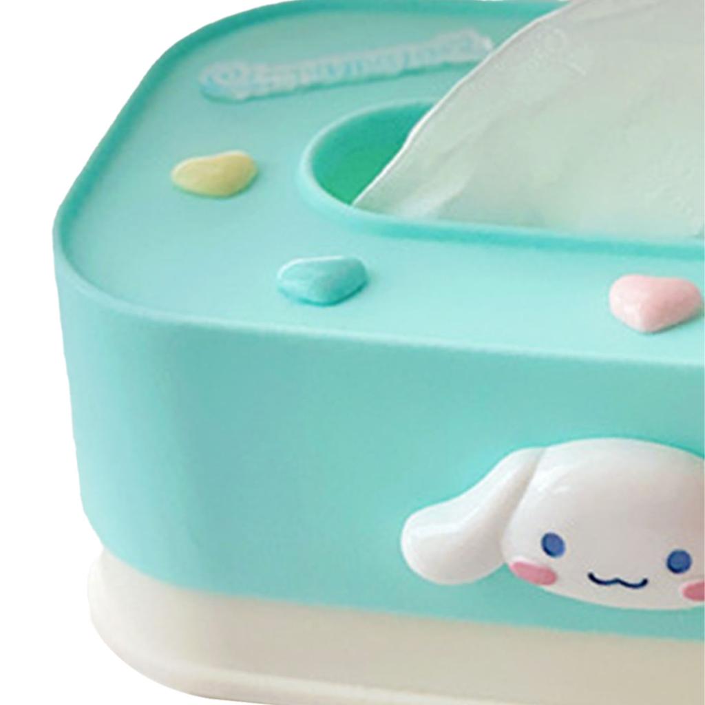 Cute Lift Tissue Box Rectangular Plastic Free Adjustable Lift Lifting Tissue Box for Bedroom Living
