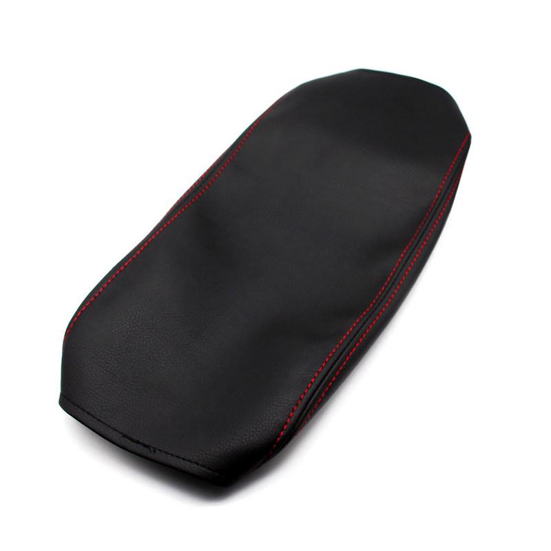 For Skoda Octavia 2007 2008 2009 2010 2011 2012 2013 2014 Car Center Control Armrest Box Microfiber Leather Trim Cover
