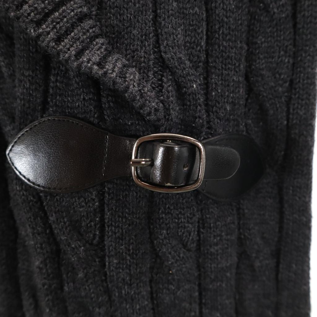 Calvin klein Long sleeve Cache-coeur knit one piece gray Women Used