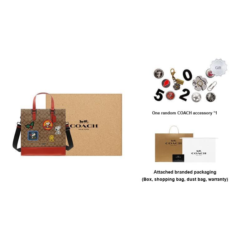 New Snoopy X COACH Graham Shoulder Bags CE948-QBE7V