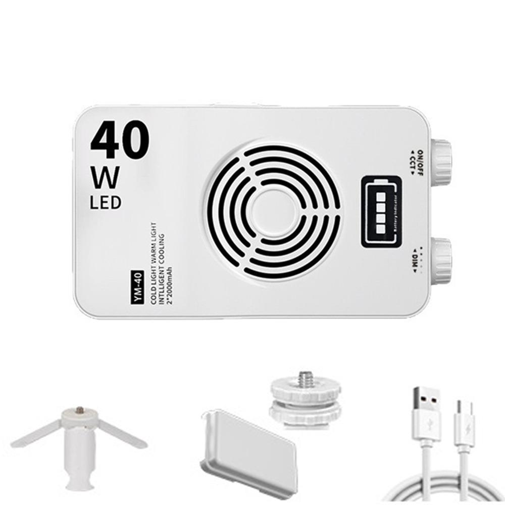 

2800-9000K Mini LED Video Lamp 40W Pocket Photography Light On-Camera Lighting Style 2