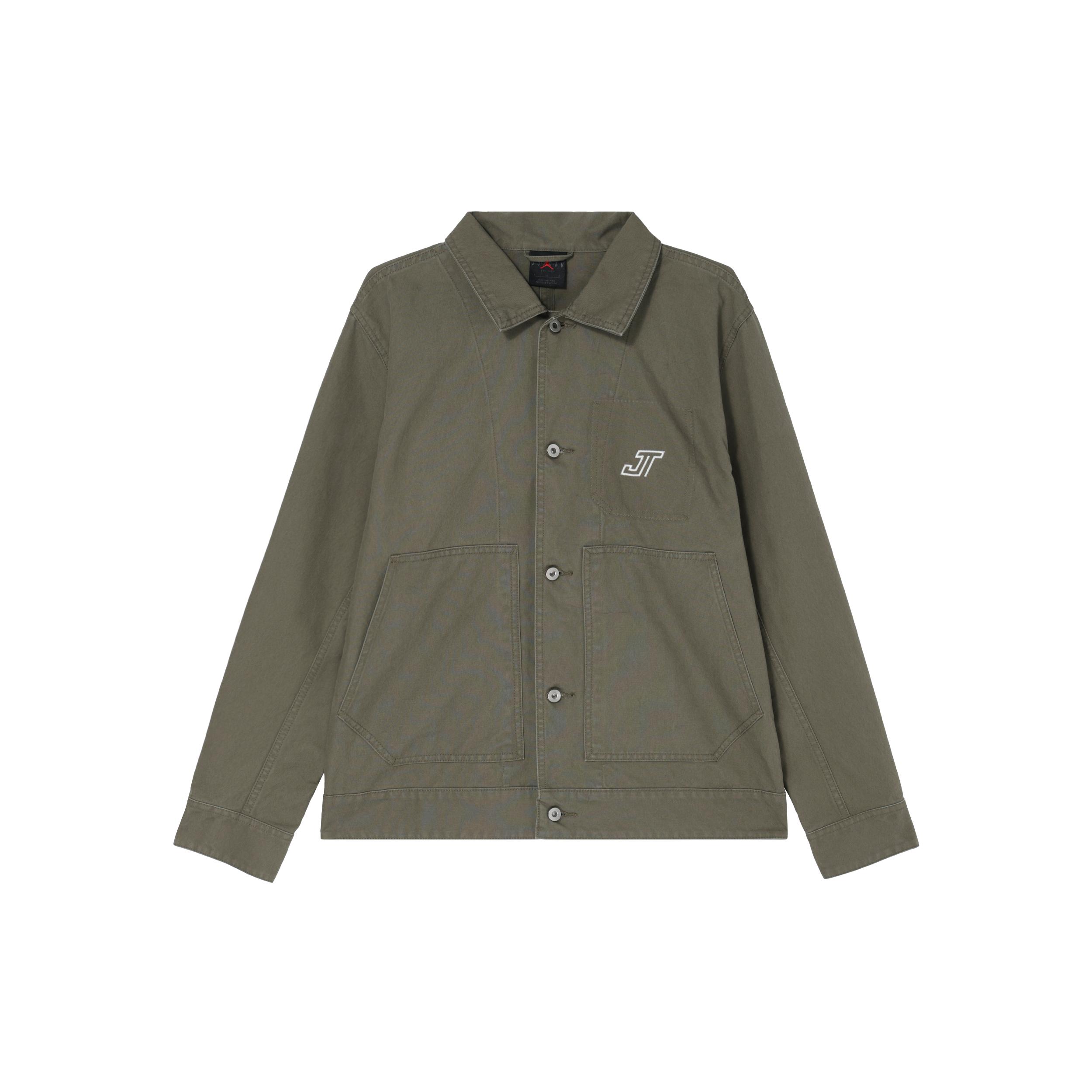 Jordan Tatum CHICAGO Jackets & Coats Men s Medium Olive Green HM3881-222 S
