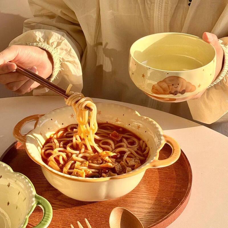 Sichun Cute Bread-themed Ceramic Dinnerware Set