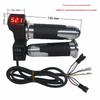 Red Screen 23-Switch Electric Vehicle Throttle Grip with Three-Speed Voltage Display