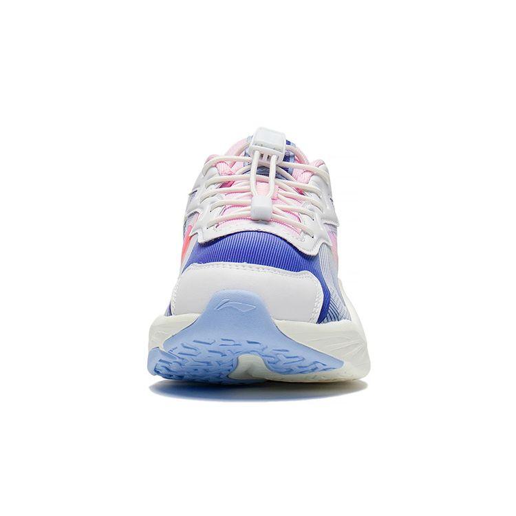 Li Ning Dark Night Elf 2.0 Durable Sports Casual Shoes Kids Sneakers White Blue Pink YKCS120-2