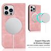 iPhone 15 Anti-Theft Leather Case with MagSafe, Wireless Charging, and Card Holder