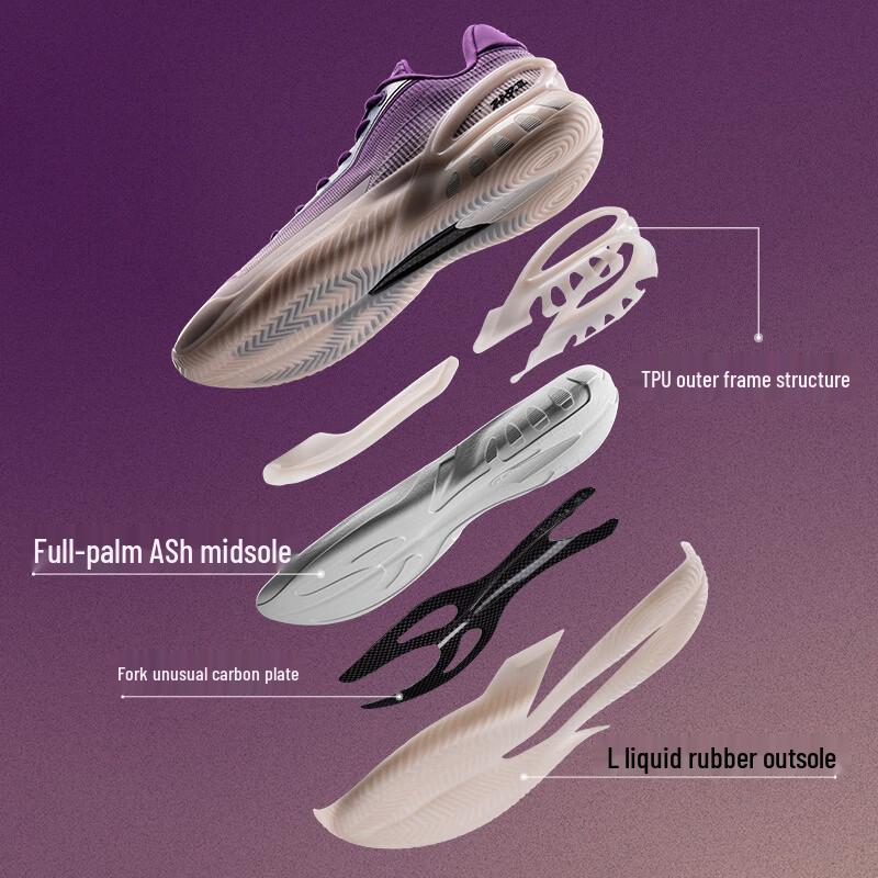 Anta Scarpe da Basket Shunnian 3 Basse da Uomo