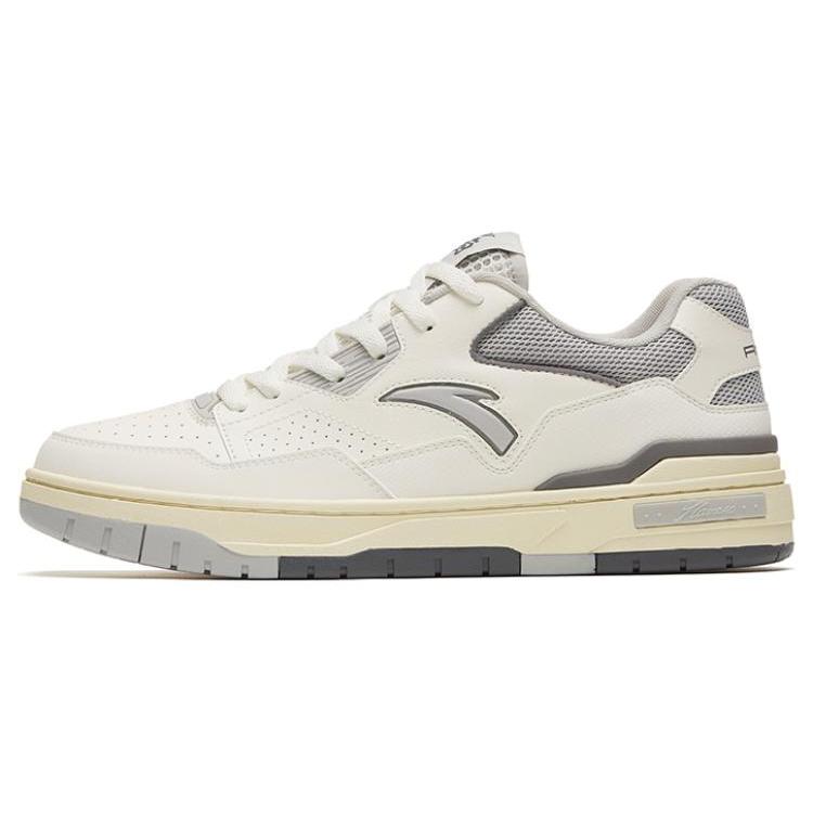 

new Anta Flame 4.0 Anti Slip Wear Resistant Low Top Skateboard Shoes Men s Microchip Gray 44