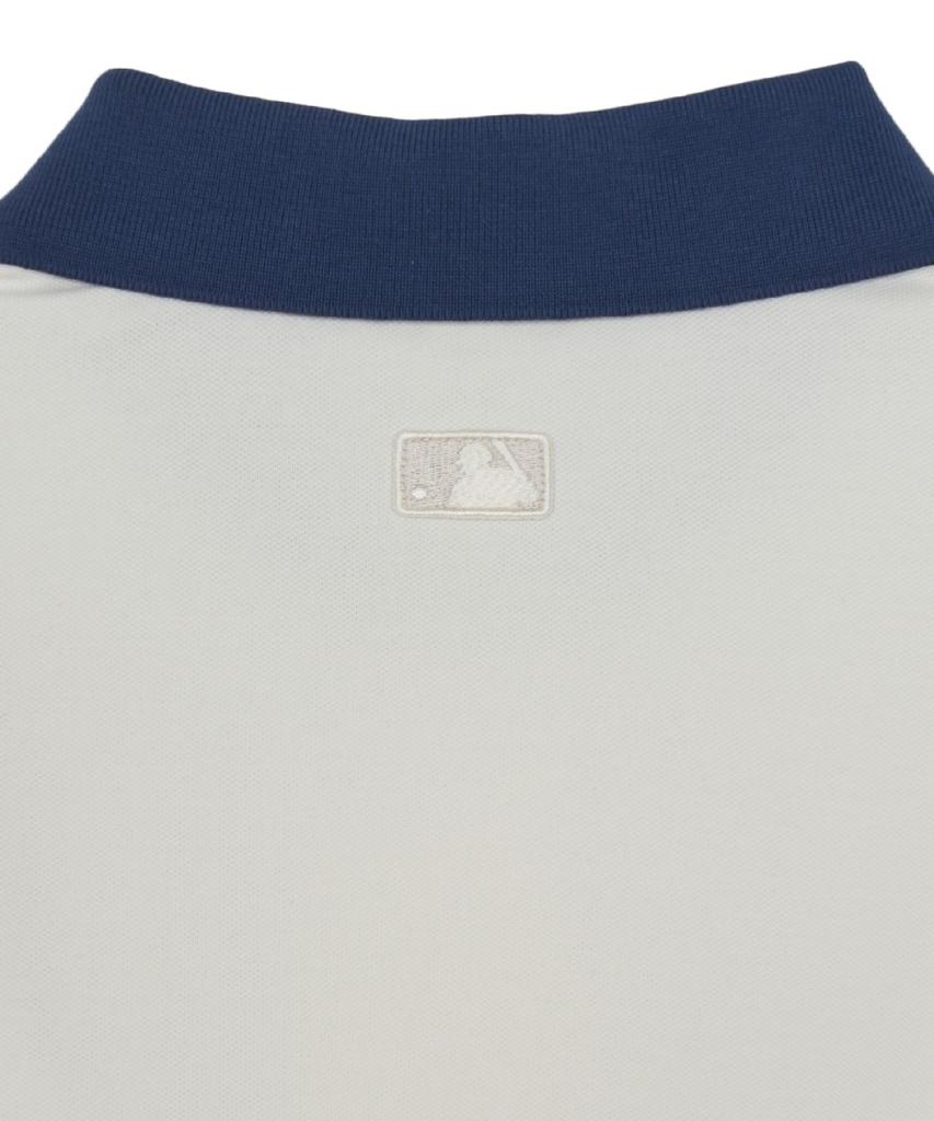 Emelbi Women'S Basic Crop Collared T-Shirt Ny (Ivory)