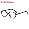 Vintage Oval Blue Light Blocking Glasses With Tortoiseshell Frame For Men Women