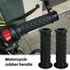 Classic Motorbike Handle Bar Vintage Rubber Moto Hand Grips For Yamaha Honda Suzuki Harley Cafe Racer Motorcycle Grip