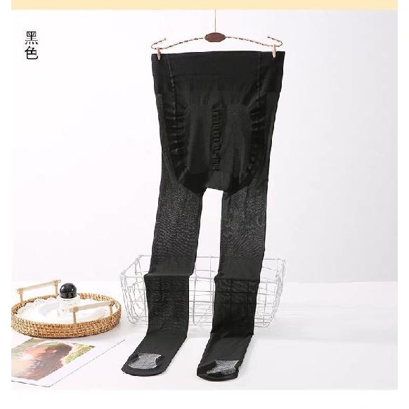 New peach-butt-enhancing plus-size summer ultra-thin stockings200Jin Fat mm Anti-snag thin pantyhose for women