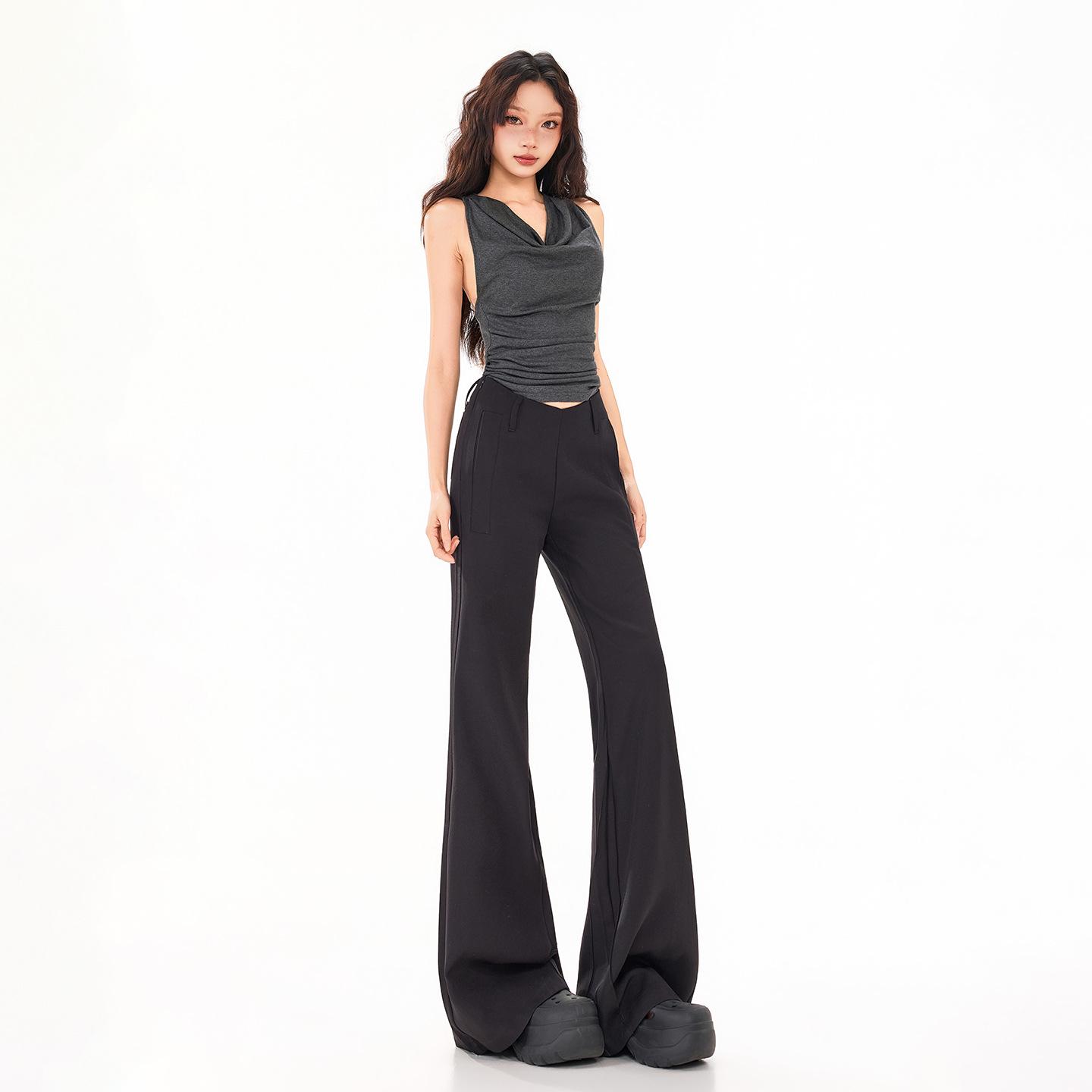 

American Fashion Women s Low-Waist Slim Fit Bell Bottom Pants M