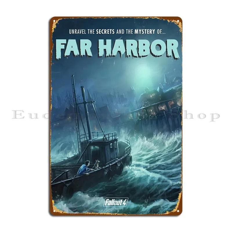 

Far Harbor Metal Sign Poster Personalized Home Retro Design Personalized Tin Sign Poster 20x30cm