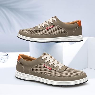 Male Comfortable Walking Shoe All-match Mens Lace-Up Sneakers Brand Stylish Driving Shoes New Arrival Men's Vulcanize Footwear