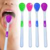 4Pcs Silicone Tongue Scraper With Ergonomic Handle Double-Sided Fresher Breath Tongue Cleaning Brush Oral Hygiene Tool