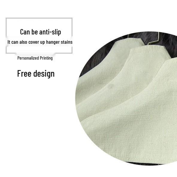 Protiskluzová ramínka z bavlny a lnu s prachotěsným látkovým potahem, proti sklouzávání z ramen, nezanechávají stopy, všestranná