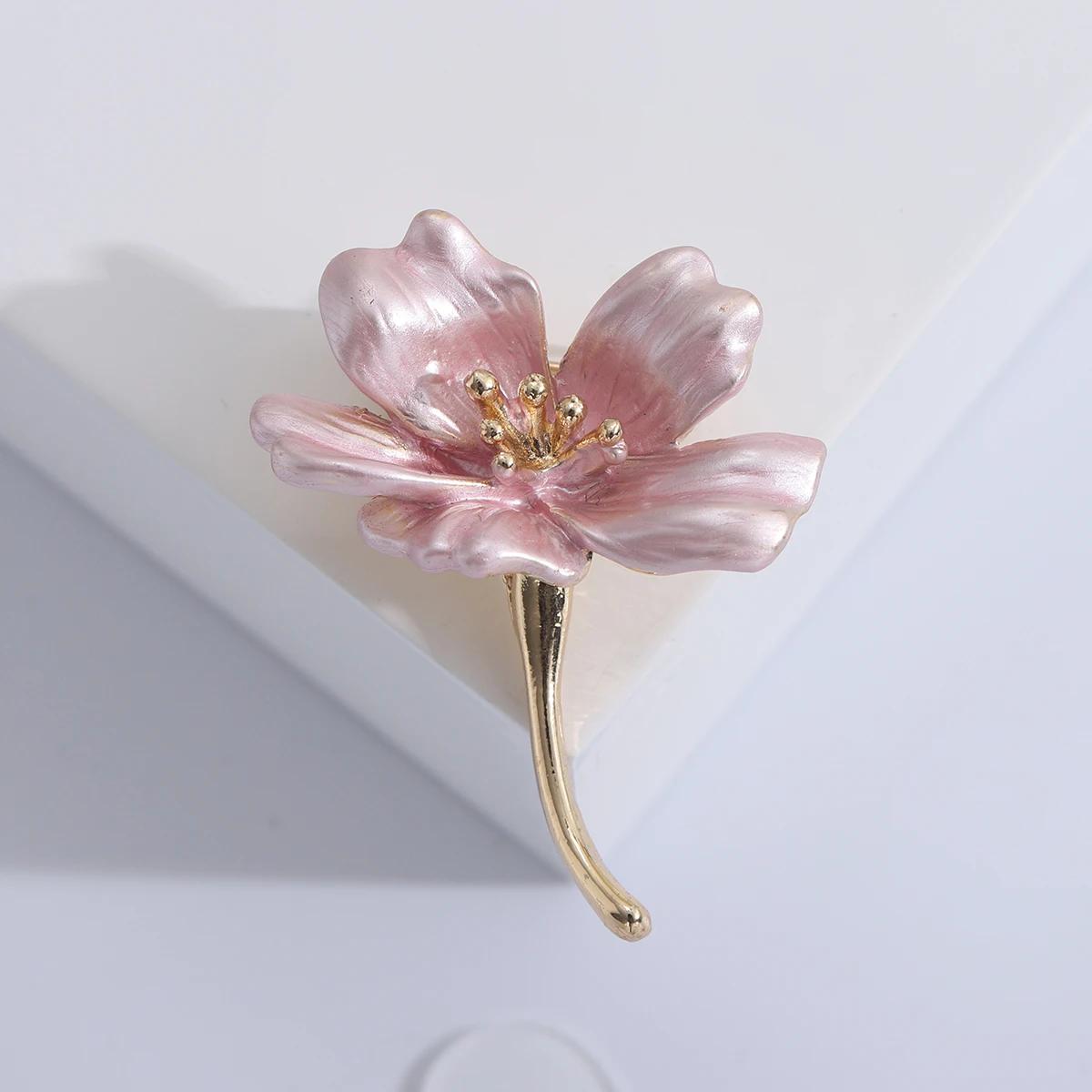 

Trendy Enamel Flower Brooches for Women Plant Pins Banquet Party Backpack Gifts Jewelry Accessories disney accessories anime pin MULTI