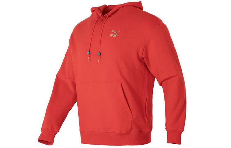 PUMA CNY Sweatshirts Unisex Red Hooded Moderate Other 625833-11 M