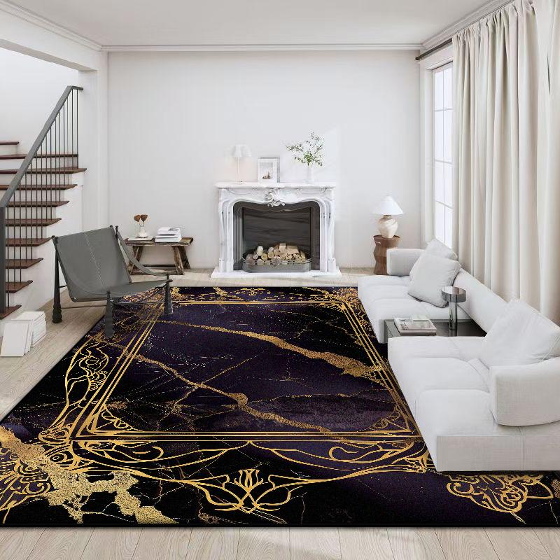 Modern home decoration luxury Carpet living room non-slip large room rugs senior soft Sofa table mat Easy cleaning customizable