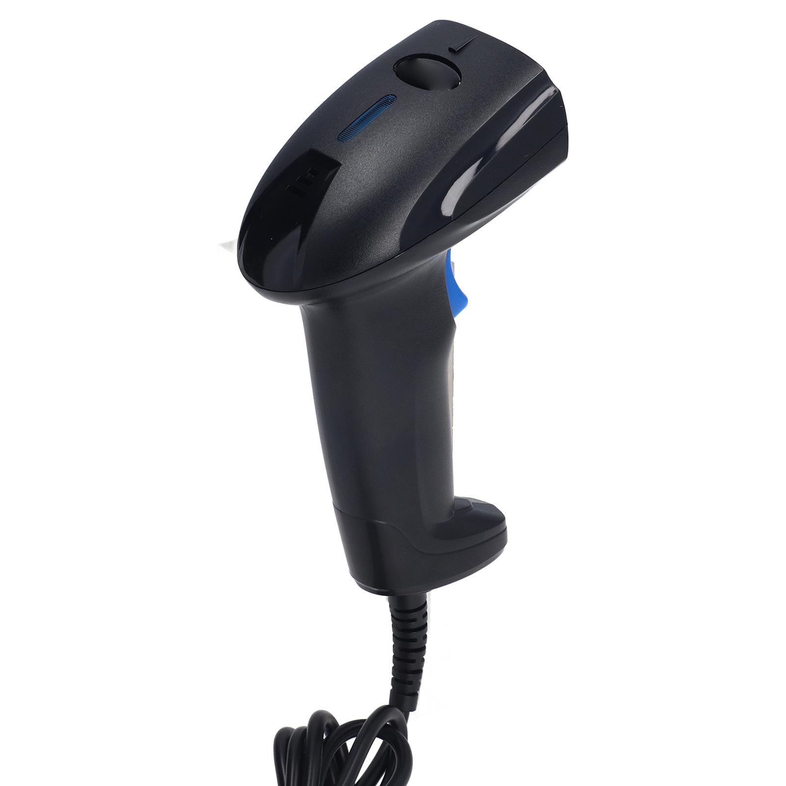 

2D ручной сканер штрих-кода с высокой чувствительностью CMOS-датчика, проводной USB-считыватель штрих-кода для супермаркета