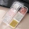 6 Grids Luxury 3D Nail Art Craft Rhinestones Charms DIY Nail Designs Zircon Gems Dangle Manicure Nail Jewelry Diamonds