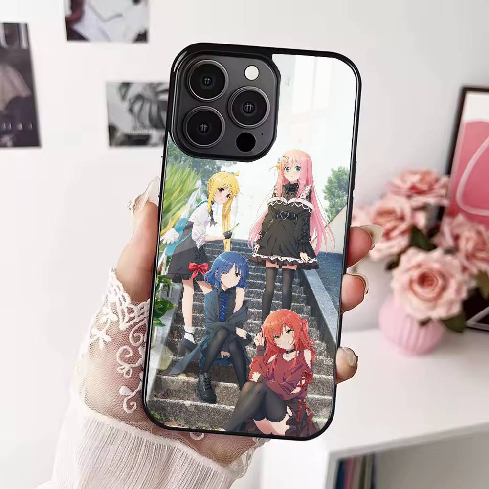 

Крутий чохол для телефону B-Bocchi the R-Rock Band для iPhone 17 16 15 14 13 12 Pro Max Plus для Magsafe Дзеркальний Бездротовий Магнітний Чохол iPhone14Plus