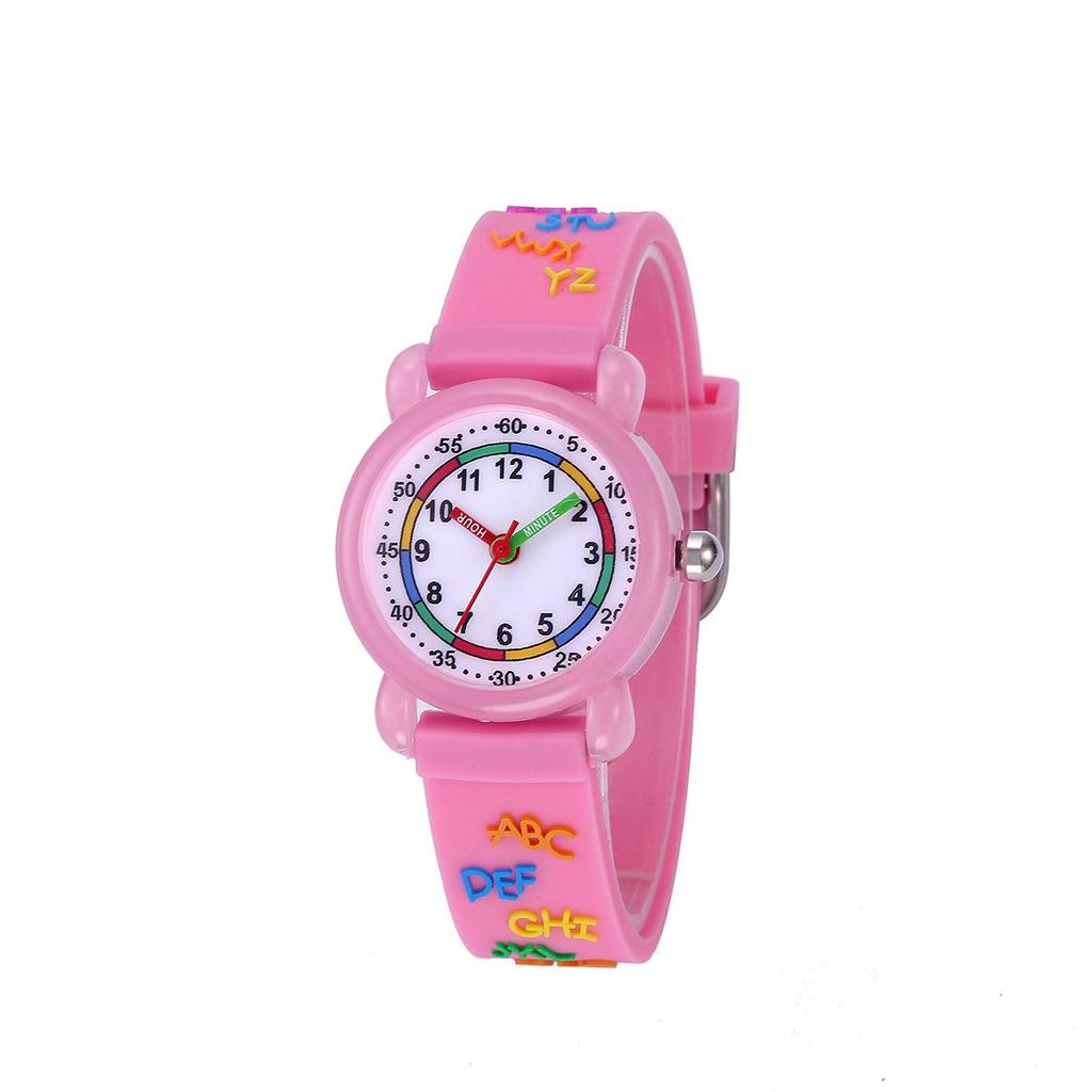 Children's 3D Cartoon Waterproof Quartz Watch for Primary School Students